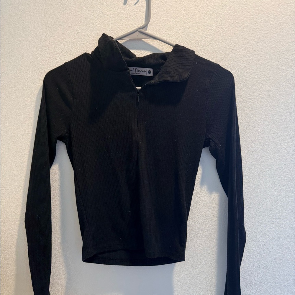 Black Long Sleeve collared shirt